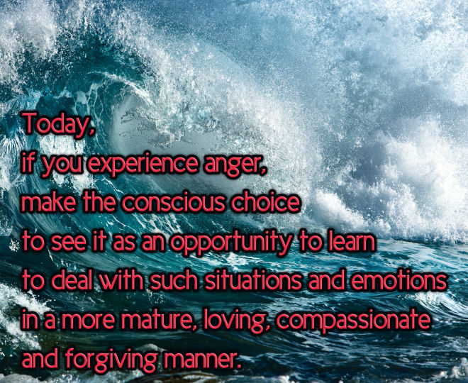 Anger and its Opportunity - Inspirational Quote
