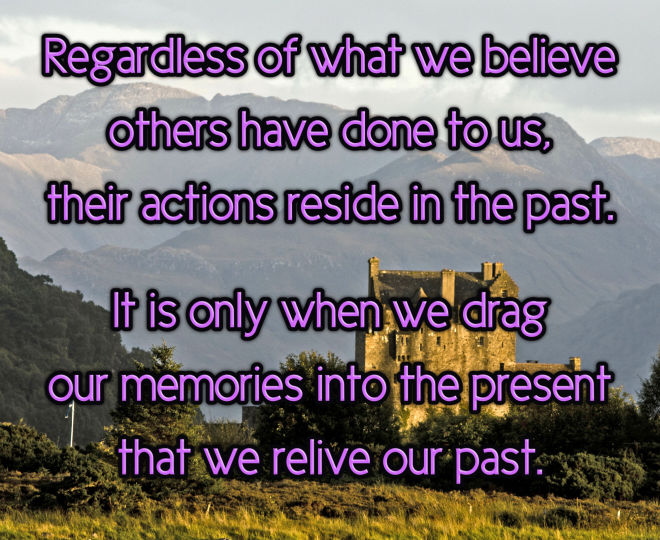 About Letting Go Of The Past - Inspirational Quote