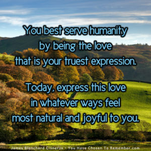 Today, Express Your Love Joyfully - Inspirational Quote