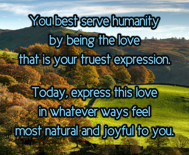 Today, Express Your Love Joyfully - Inspirational Quote