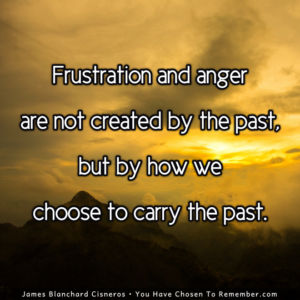 About Frustration and Anger - Inspirational Quote