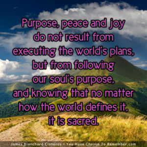 Following Our Soul's Purpose - Inspirational Quote