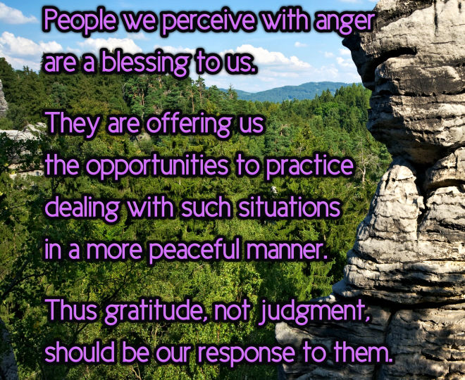 Bless Those You Perceive with Anger - Inspirational Quote