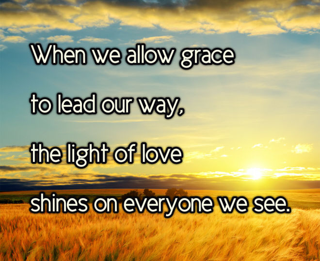 Let the Light of Love Shine on Everyone - Inspirational Quote