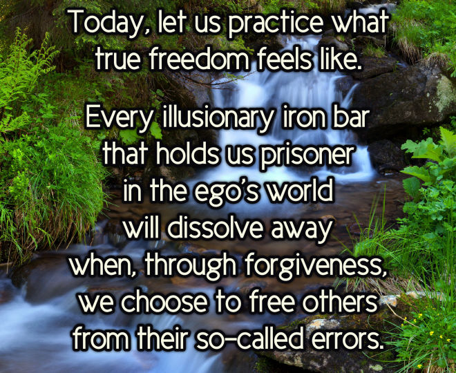 Let the Ego's Illusions Dissolve Through Forgiveness - Inspirational Quote