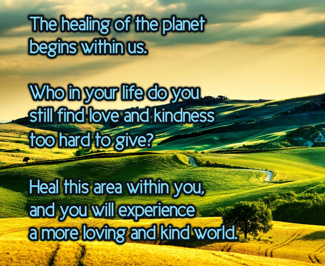 Healing The World From Inside Out - Inspirational Quote