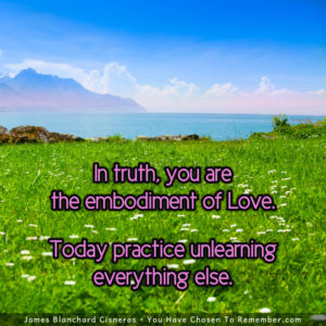 You Are the Embodiment of Love - Inspirational Quote