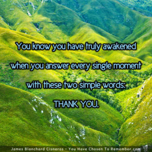 Thank You - an Inspirational Quote