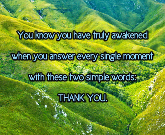 Thank You - an Inspirational Quote