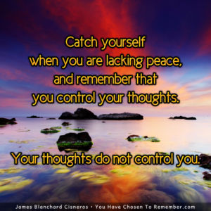Remember, You Control Your Thoughts - Inspirational Quote