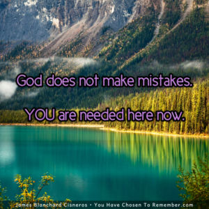 God Makes No Mistakes - Inspirational Quote