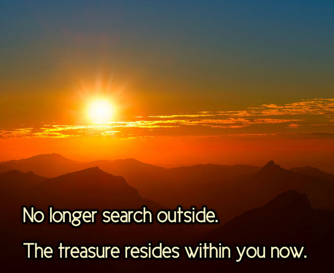 Your Treasure Lie Within - Inspirational Quote