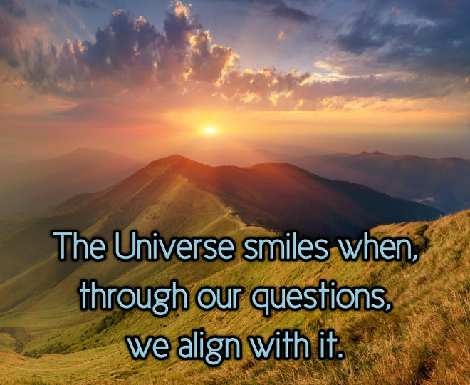 Aligning with the Universe - Inspirational Quote