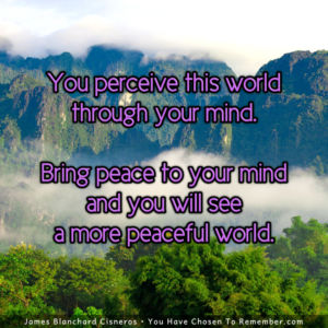 Today, Bring Peace to Your Mind - Inspirational Quote