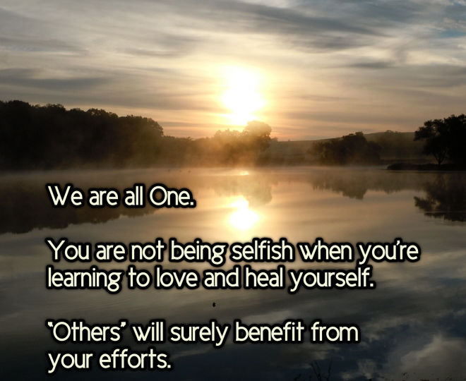 Learn to Love and Heal Yourself - Inspirational Quote