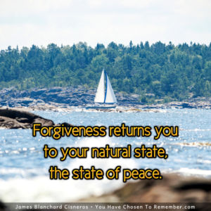 Forgives Restores Peace - Inspirational Quote