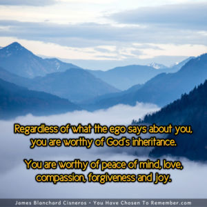 You are Worthy of God's Inheritance - Inspirational Quote
