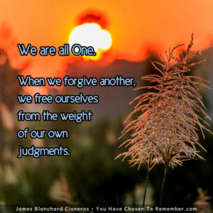 Forgive and Free Yourself of Judgment - Inspirational Quote