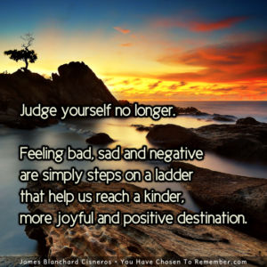 Judge Yourself No Longer - Inspirational Quote