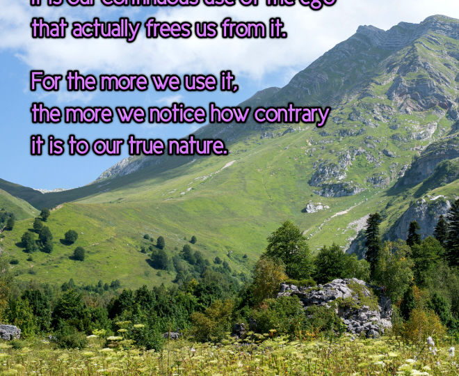 Becoming Free of the Ego's Control - Inspirational Quote