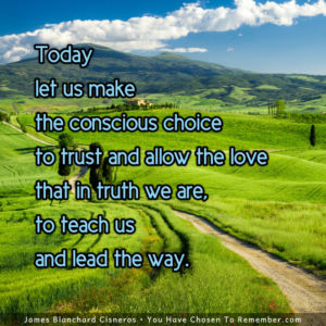 Today, Trust the Love that You Are - Inspirational Quote
