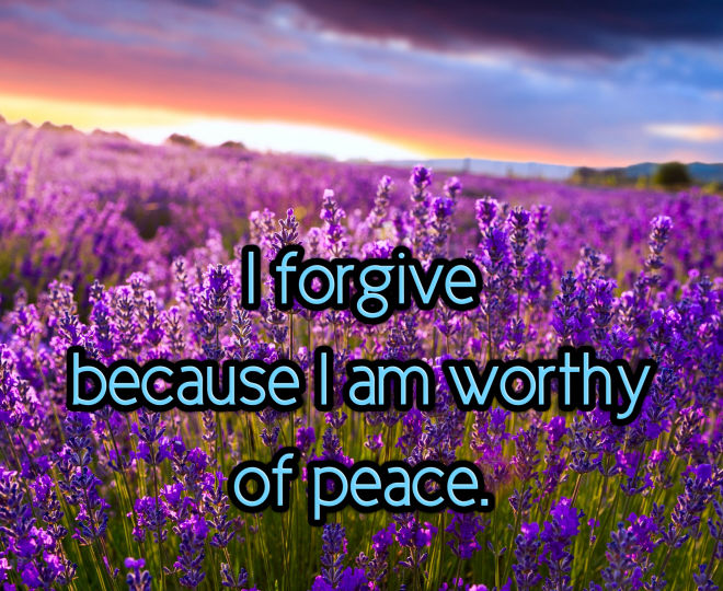 I Am Worthy of Peace - Inspirational Quote